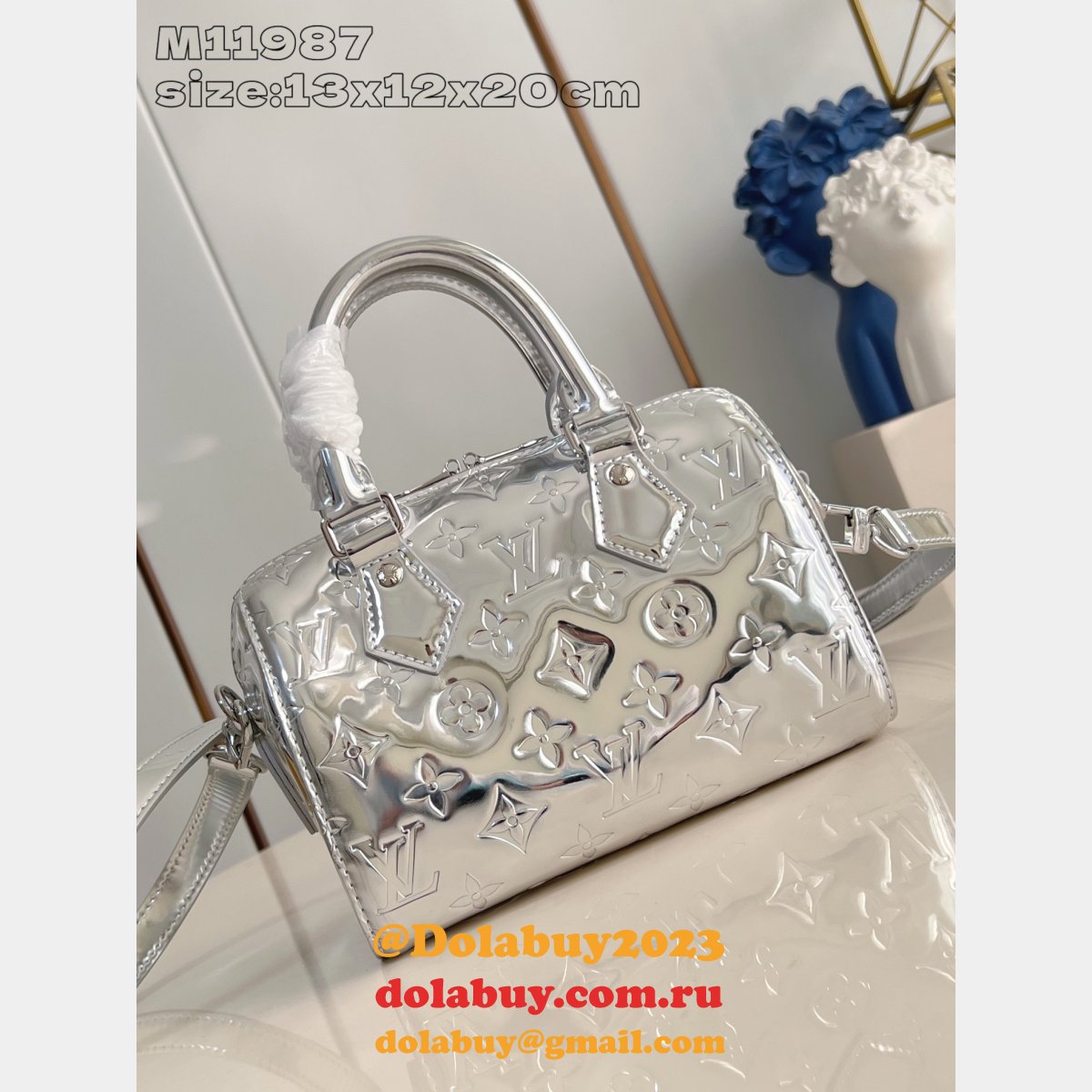 Replica Louis Vuitton M11987 Speedy Bandoulière 20 Monogram Canvas LV Lcons Bag