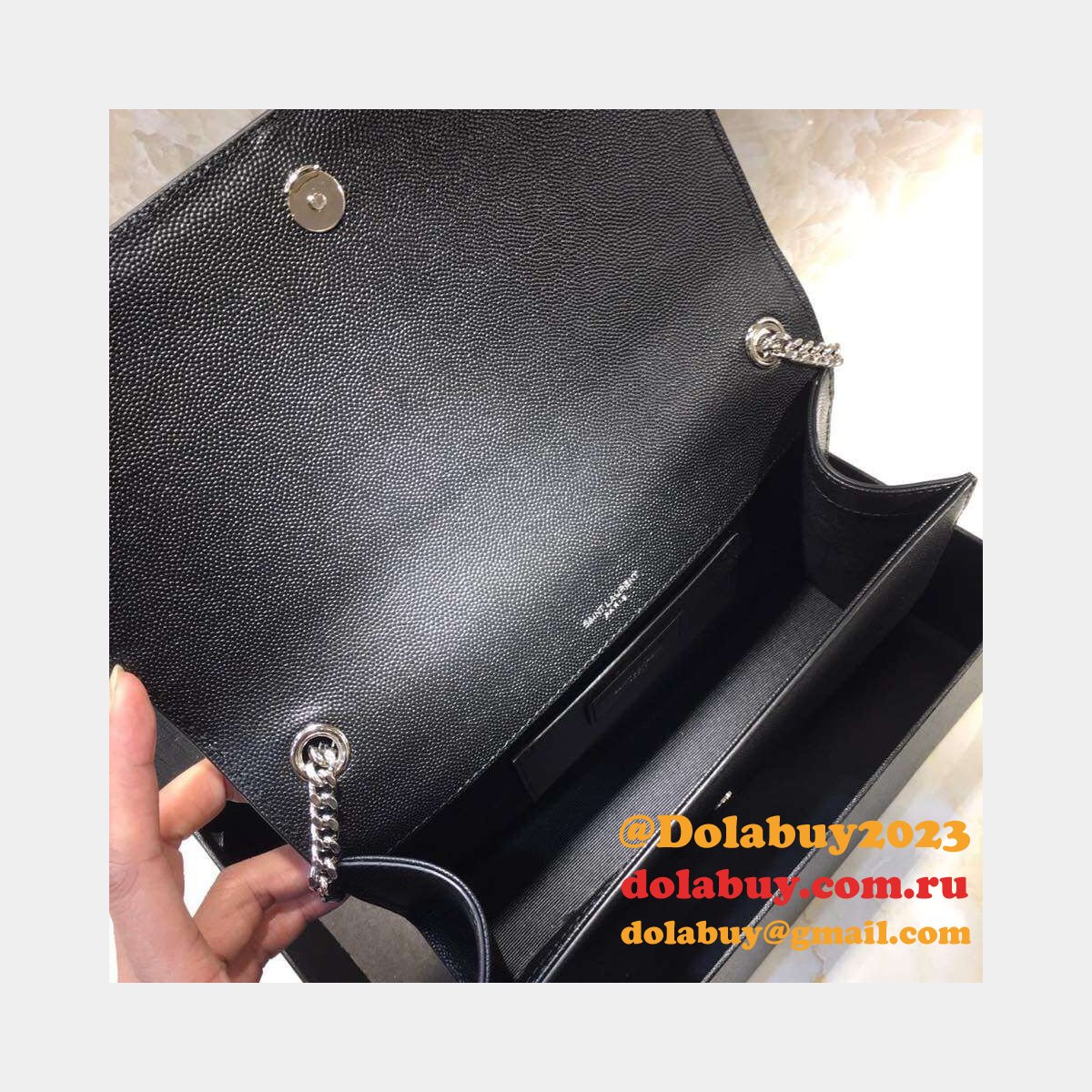 YSL Cheap Saint Laurent Monogram Caviar Quilted