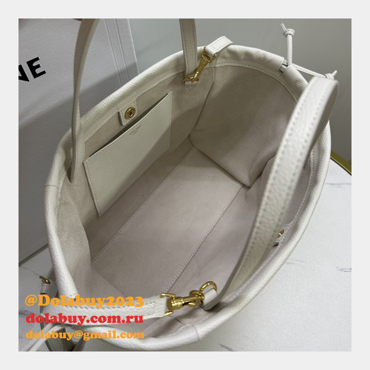 Luxury Celine Fashion Cabas tote bag 22cm