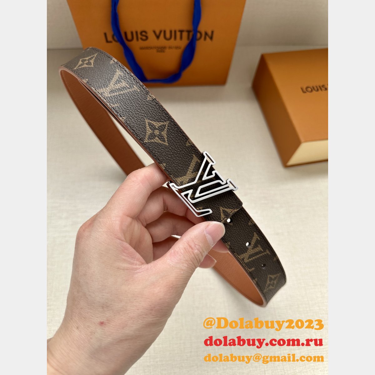 Top Quality Fake LOUIS VUITTON BELT Cheap 30MM