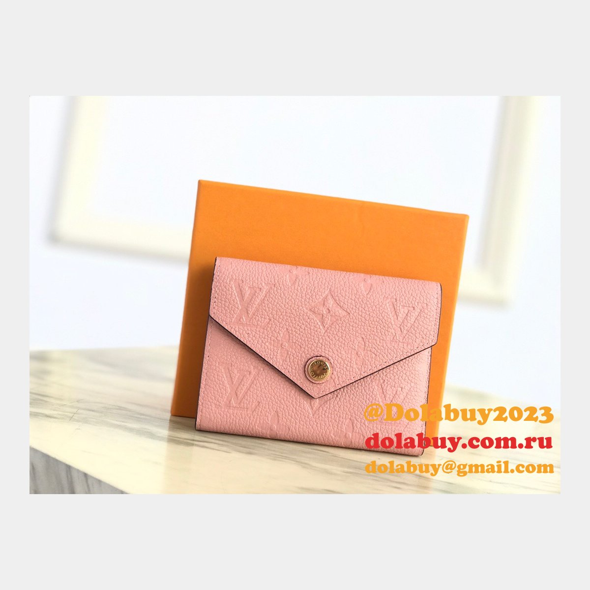 Replica Victorine Wallet Monogram Empreinte Leather M64060