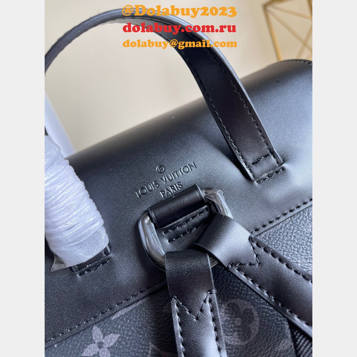 Backpack Designer Louis Vuitton M45538 Trio Monogram Eclipse Bags