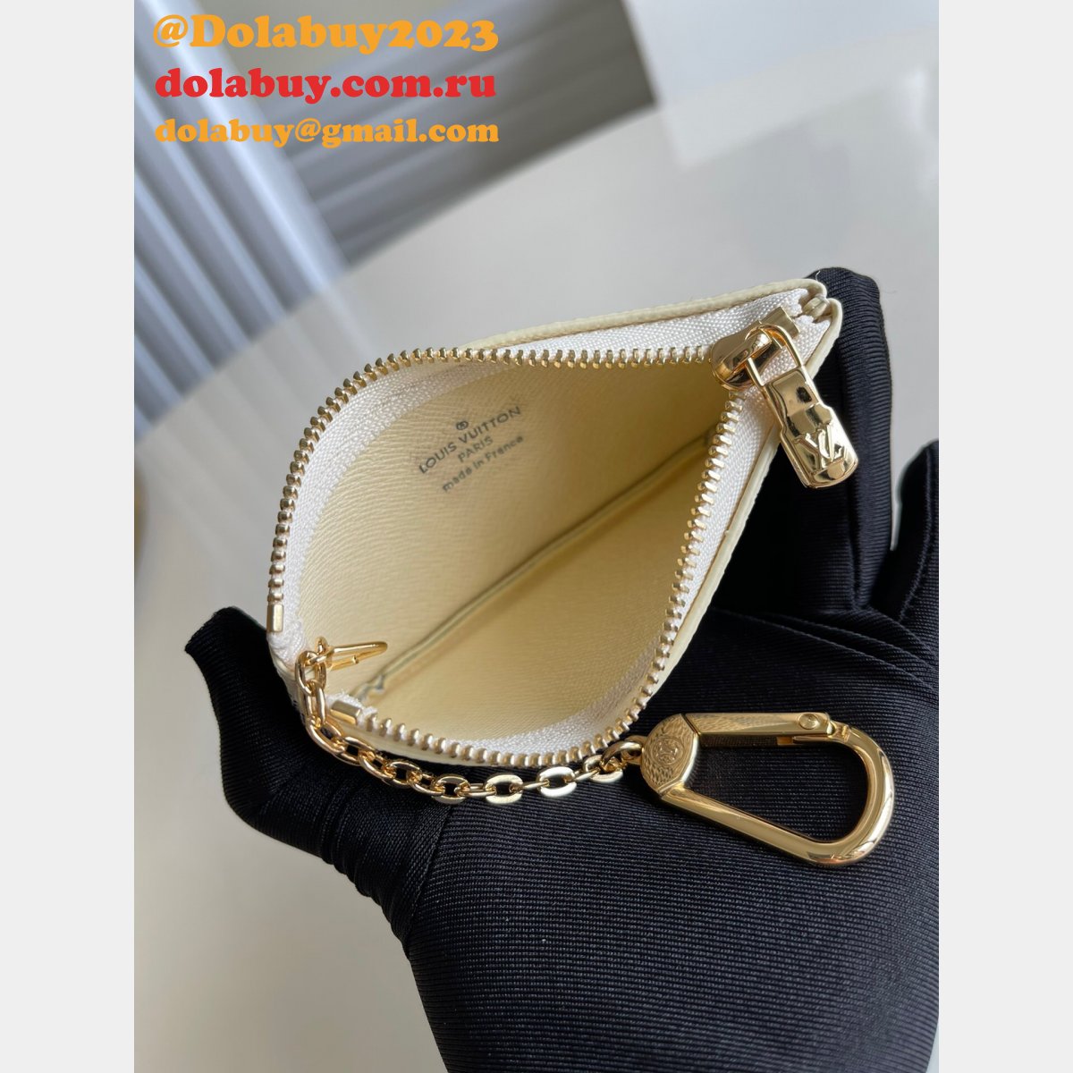 Louis Vuitton Luxury Key Pouch Monogram M62650 Keychain Wallet