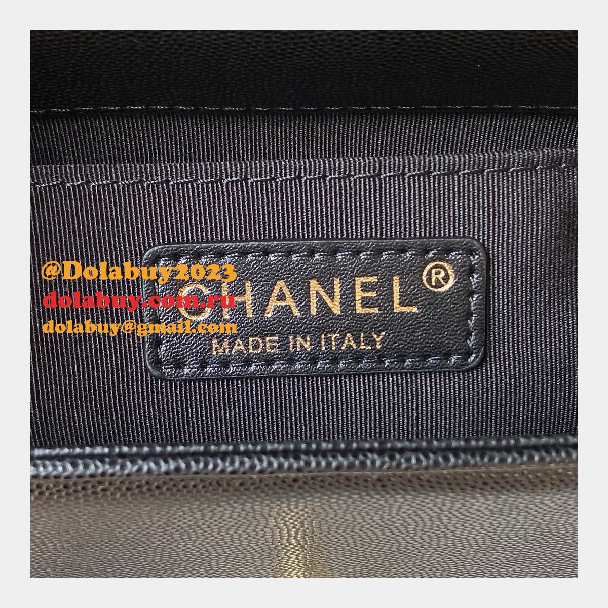 Boy High Quality A94804/A94805 Duplicate Flap 1:1 Copy From Original Bag