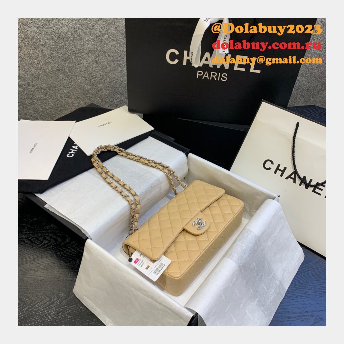 High Quality Replica Lambskin CF1112 Bags 25CM For Sale