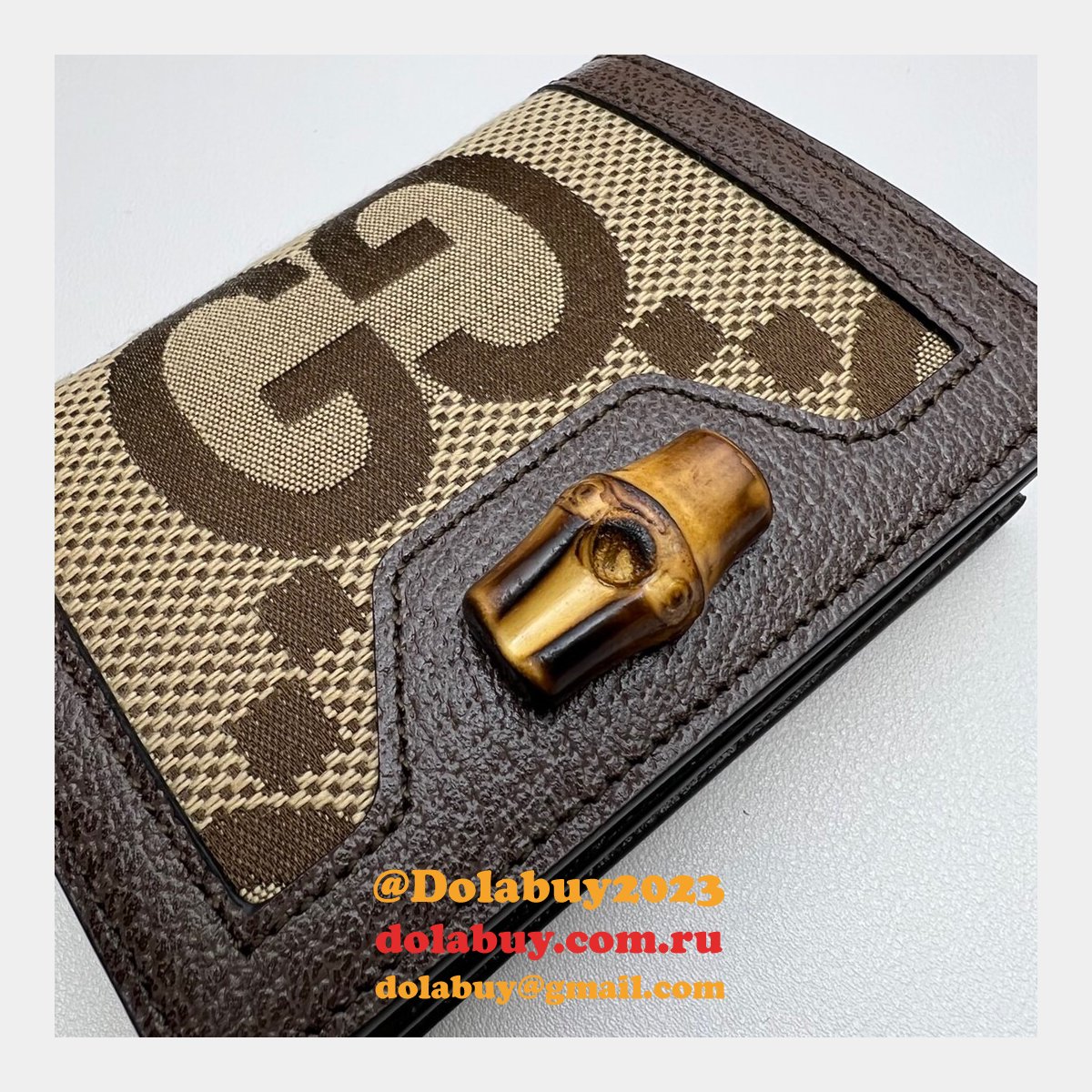 uk G*u*i replica 658244 diana jumbo gg card case for sale