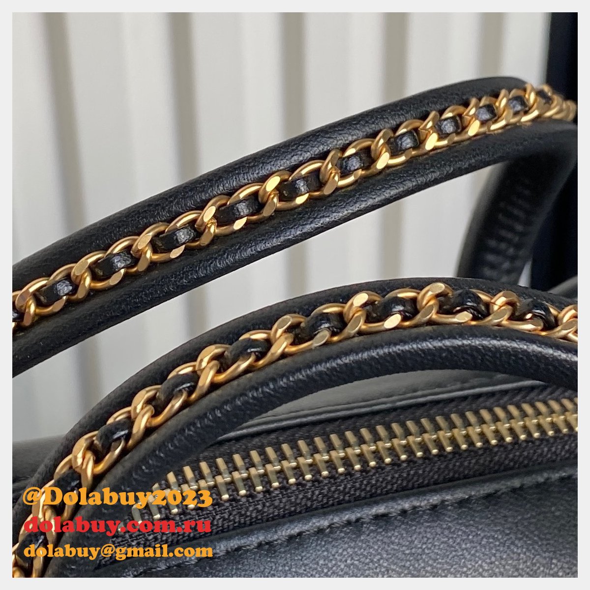 Fake Designer 1:1 Mirror Tote AS5300 Black Bags