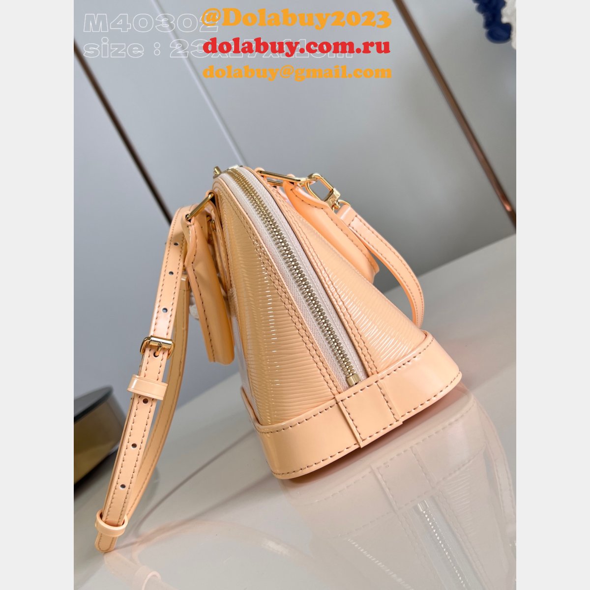 Louis Vuitton Alma PM Epi M40302 Apricot M40302 Knockoff Handbags