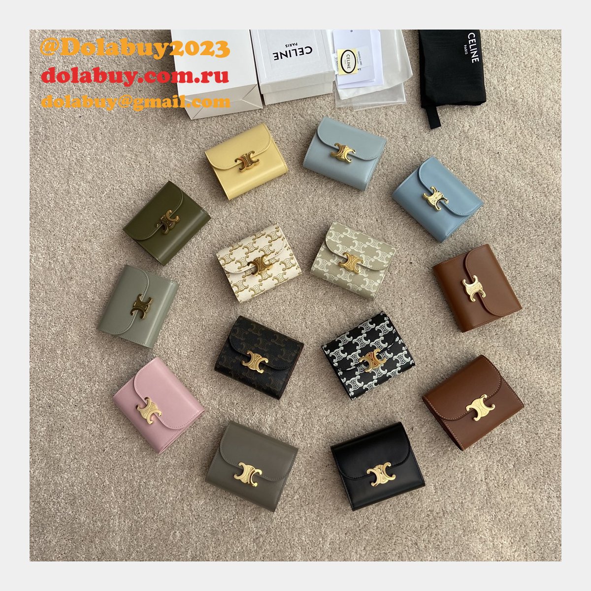More Best The Replica Celine Wallets Online Store