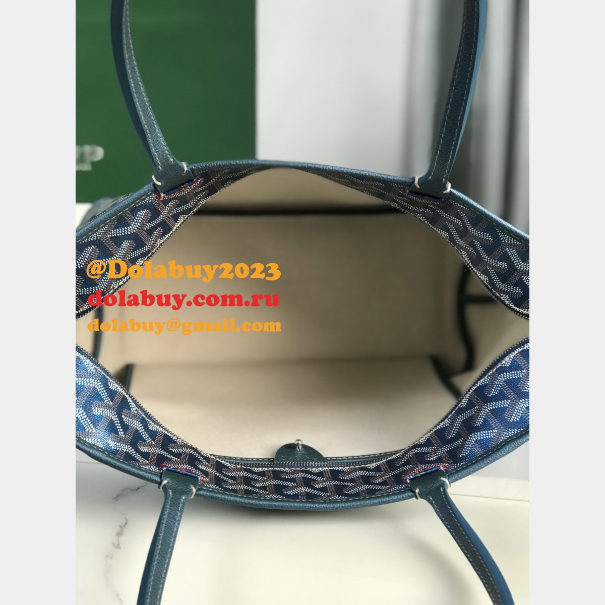 Luxury Goyard Saint Louis PM 020191 Pearlescent Tote Bag