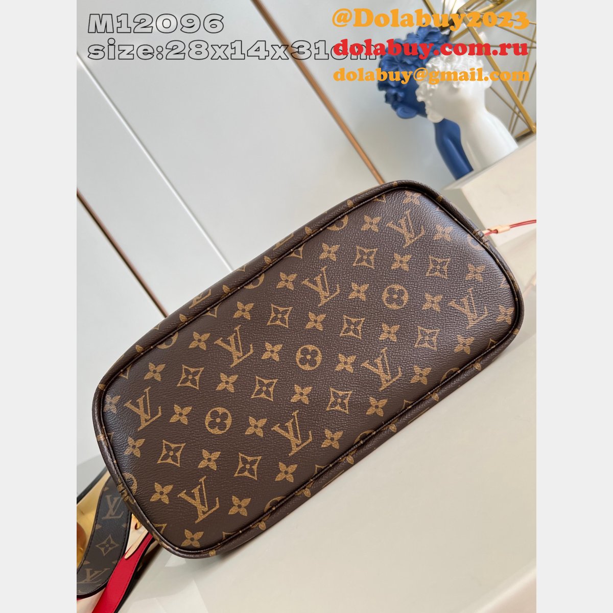 Louis Vuitton Inspired M12096 Neverfull Bandoulière Inside Out Bag