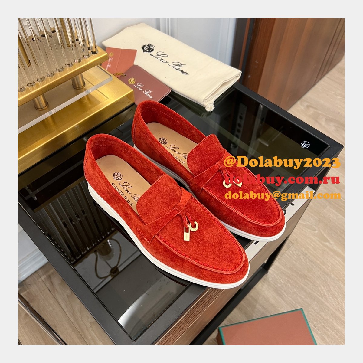 First Copy Loro Piana Replica 2023 Retro Casual Shoes