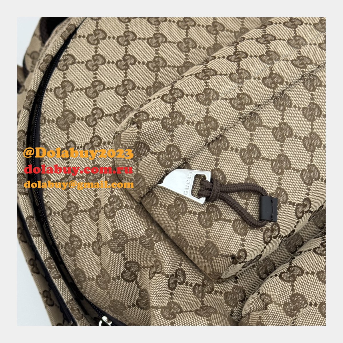 top mens backpack wholesale G*u*i logo 800182 inspired bag
