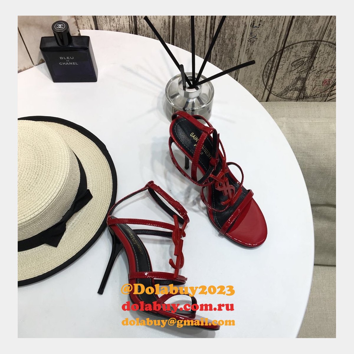 Saint Laurent High Heel Sandals 004