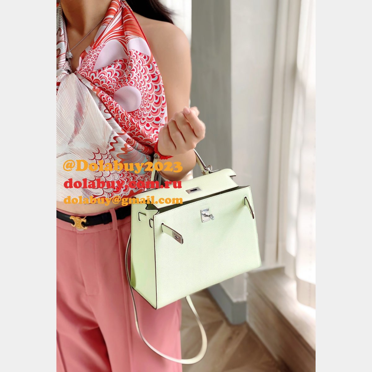 Hermes Outlet Epsom Kelly 19/25/28CM 1:1 Replica Bag