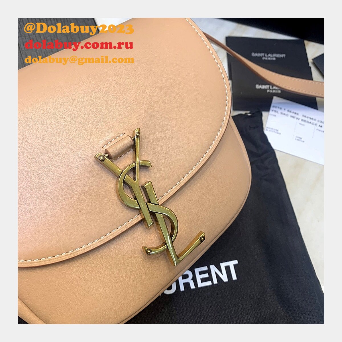 YSL Luxury Kaia small satchel 619740 smooth leather