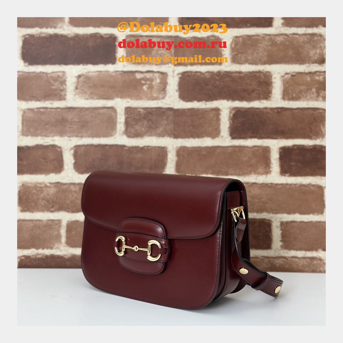 gg supreme duplicate G*u*i 1955 horsebit shoulder 602204 bag