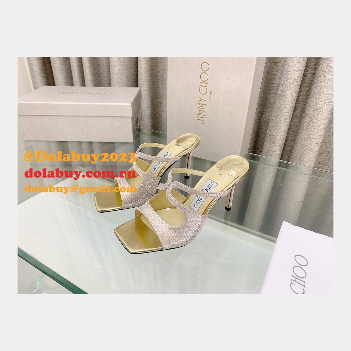Heel: 8.5 cm Anise 75 Designer Sandals Jimmy Choo Shoes