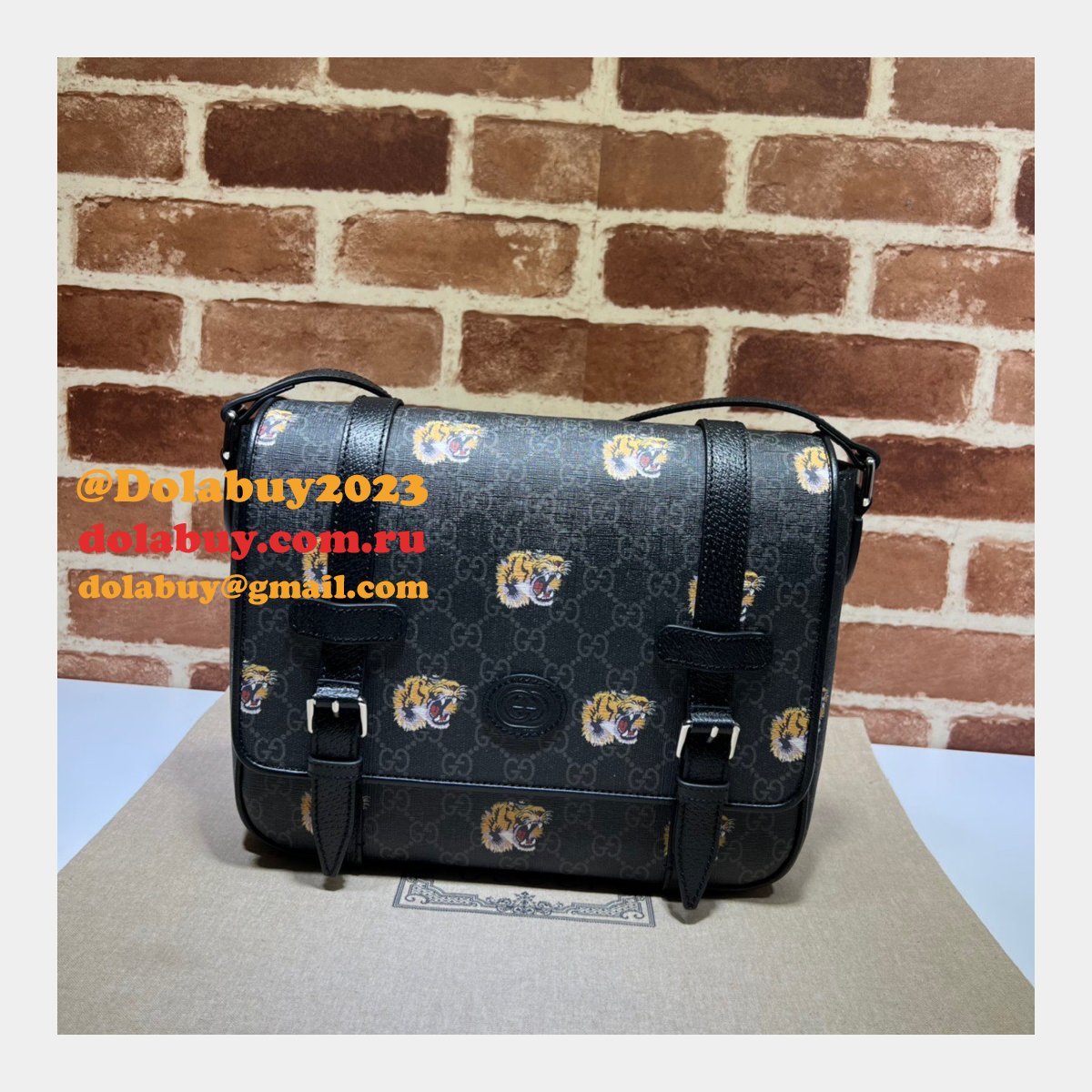 high quality designer replica G*u*i 658542 gg messenger bag