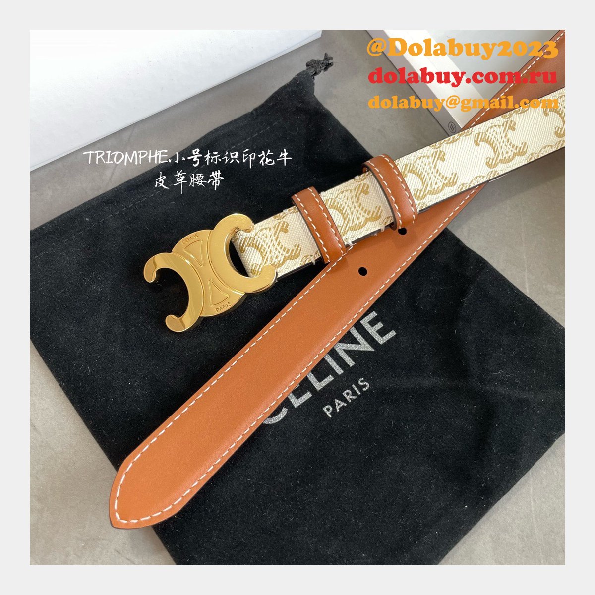 Top Quality Celine 18MM replica belts from china