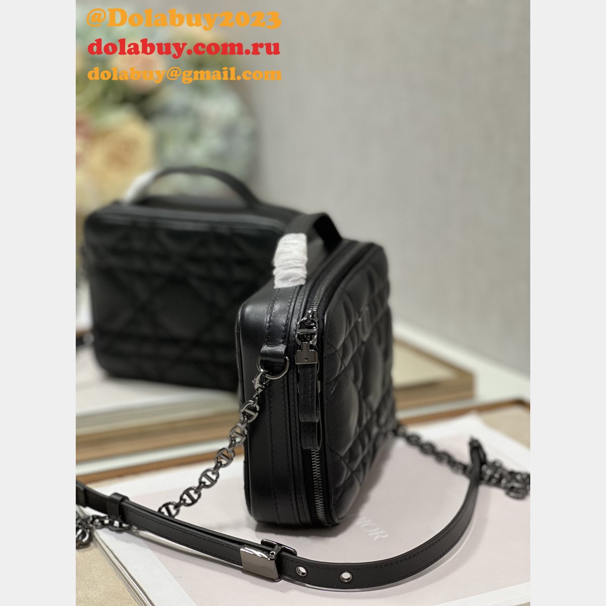 High Quality Dior 5140/2141 Replica Caro Box Bag