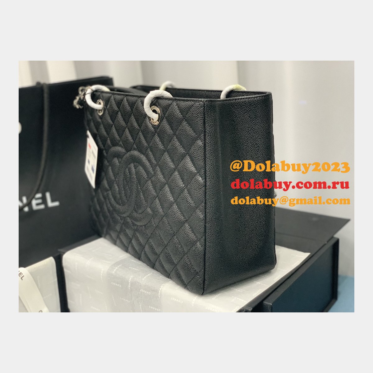 Best classic  CC 50995 shopping bag CAVIAR leather