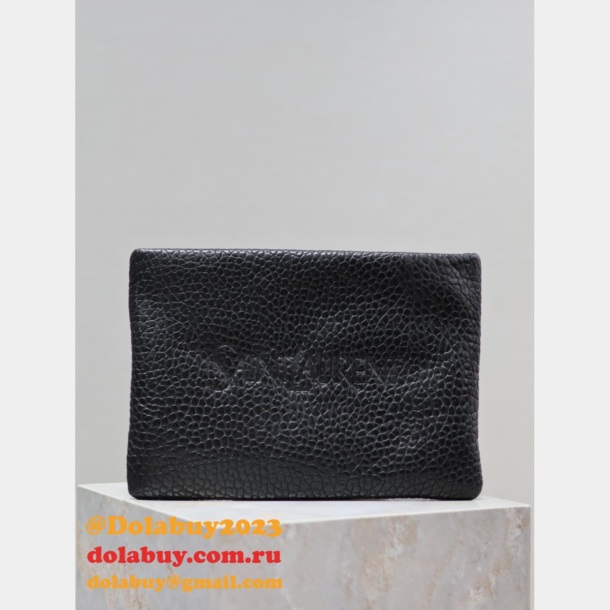 Knockoff YSL lambskin Y Fashion clutch 765025