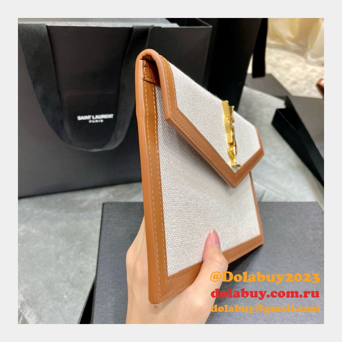 Top Quality YSL Uptown CLUTCH 565739