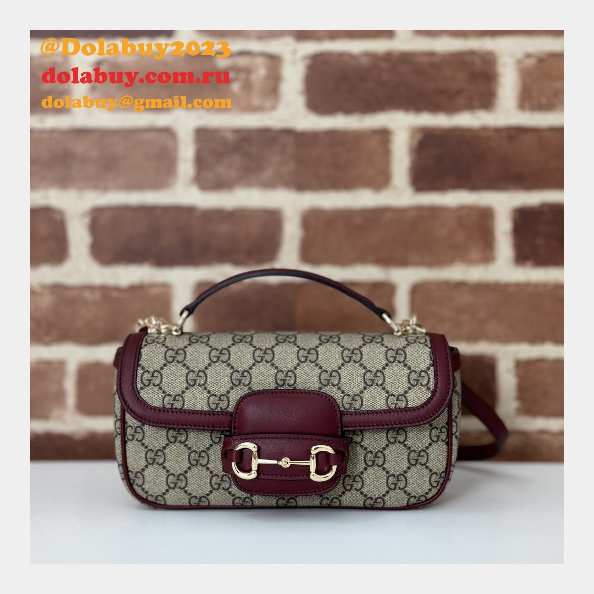 designer G*u*i horsebit duplicate shoulder 815206 7 star bag