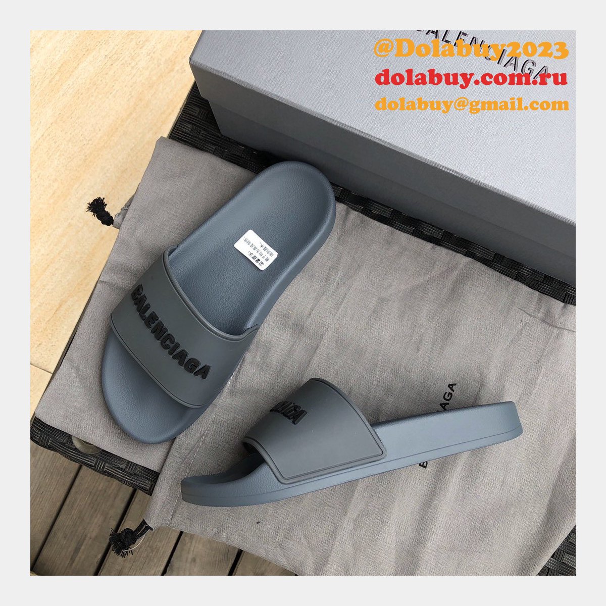 Replica Balenciaga 2020 Rubber Slippers