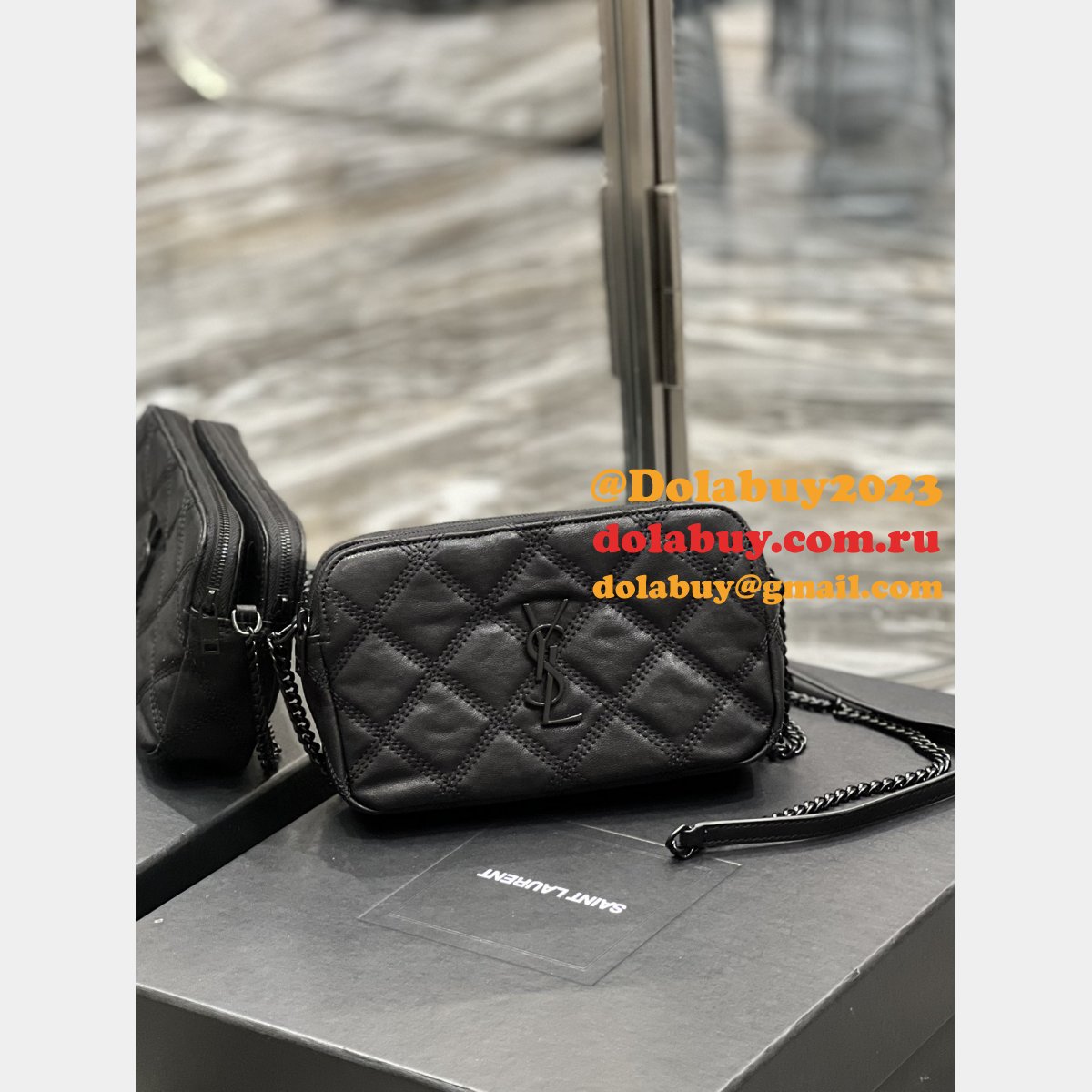 YSL AAA+ Replica Becky Saint Laurent 608941 Knockoff Bag