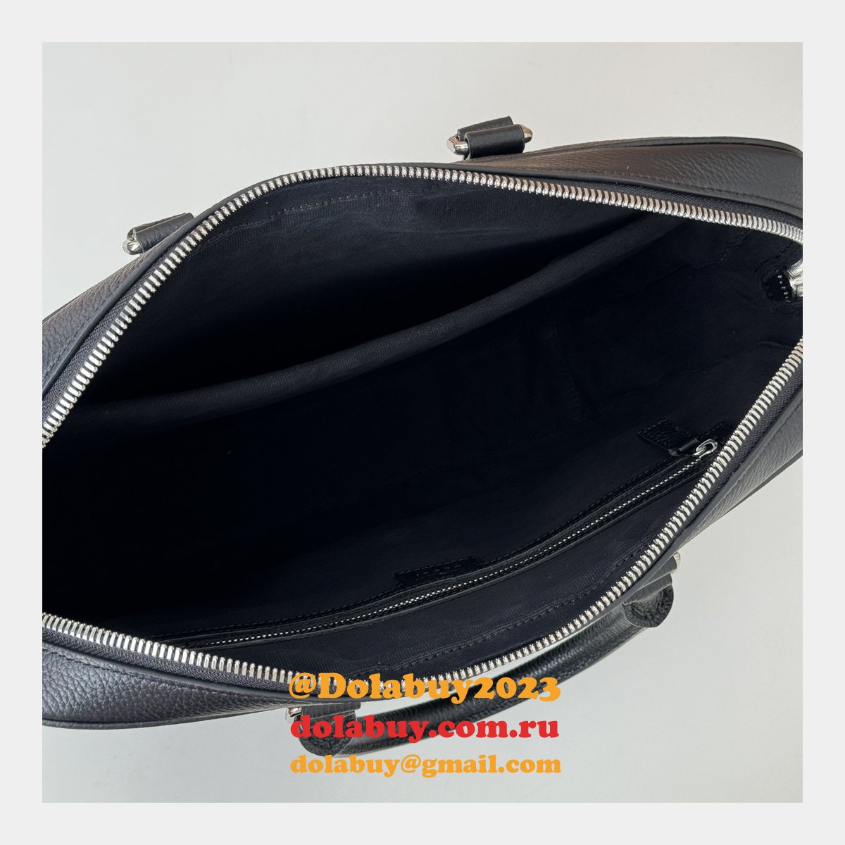 G*u*i copy business mens medium briefcase web black 816757 bag