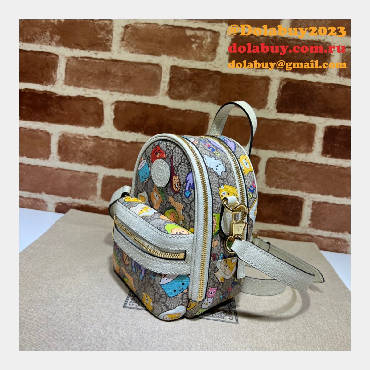 G*u*i fake animal print multi-function 725654 high quality bag