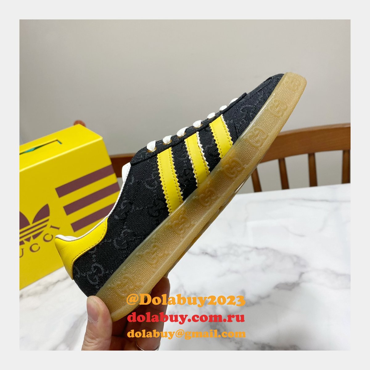 replicas best fake G*u*i shamrock joint skate men/women shoes