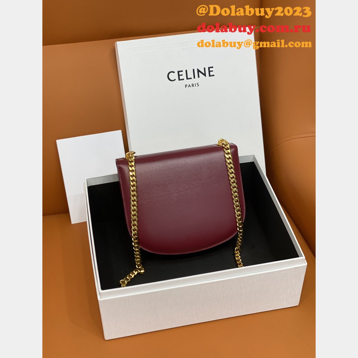 Luxury celine TEEN BESACE TRIOMPHE bag