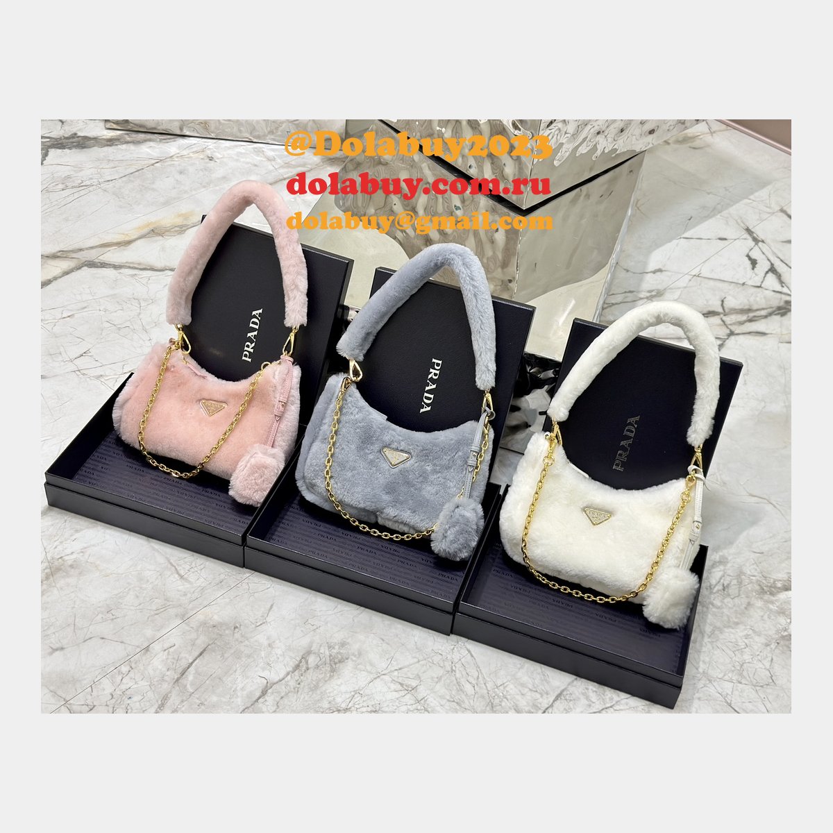 Best High-Quality Portsexy Hobo 1BC204 Prada Replica Handbags