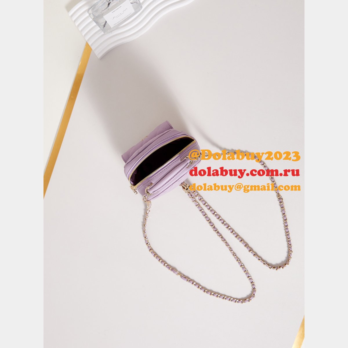 Luxury 24Cmini lambskin women backpack AP3753