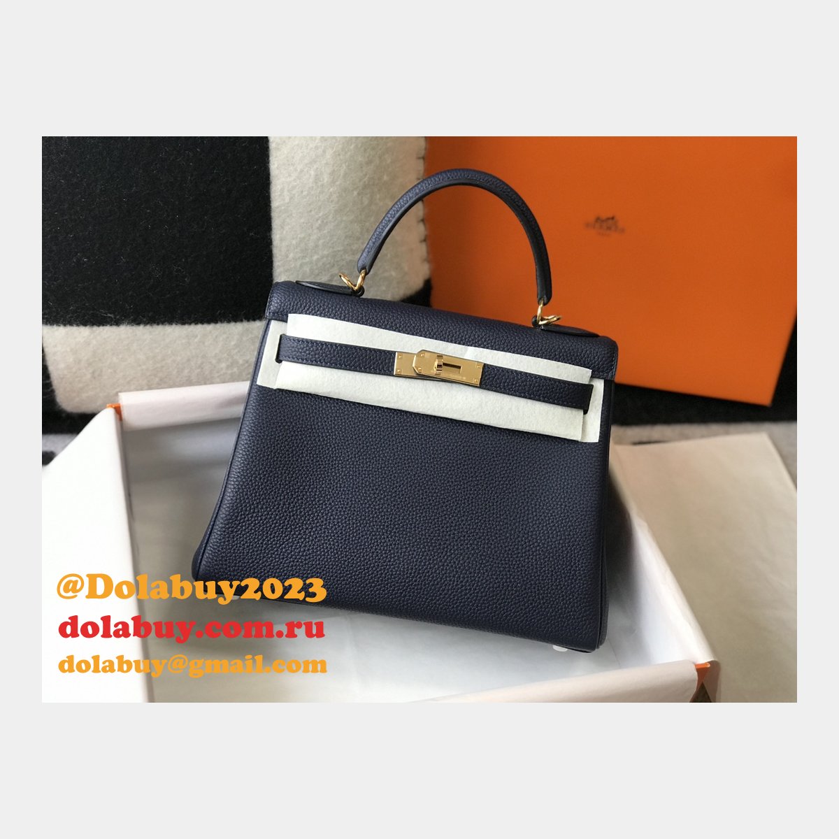 High Quality Customize Hermes Kelly 25MM/28MM TOGO LEATHER For Sale