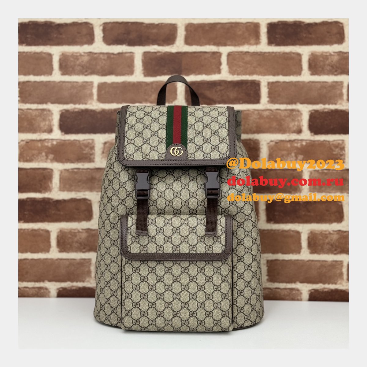 G*u*i wholesale fake ophidia large gg backpack 792104 bag