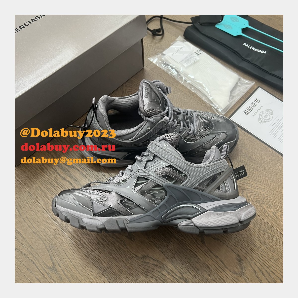 Replica Buy Balenciaga Track Trainer 4.0 Sneakers 1:1 Mirror Shoes