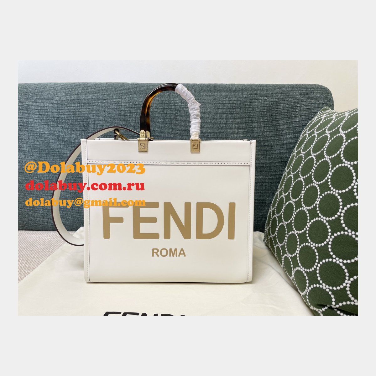 best knockoff F**di tote sunshine small handbag