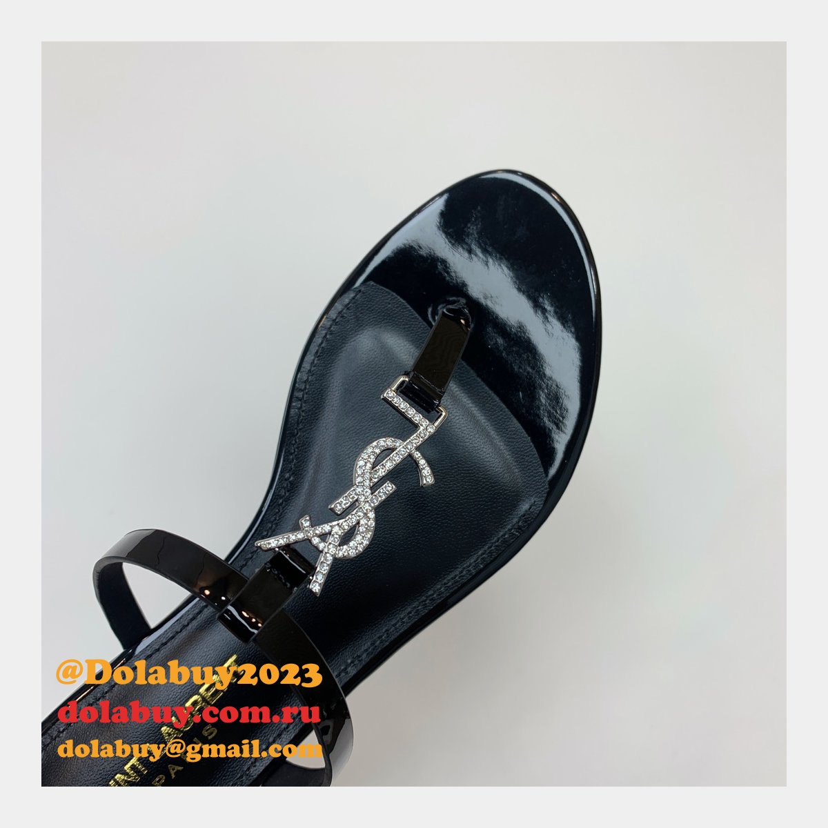 Top Quality YSL Saint Laurent Cassandra Sandals Heels Shoes