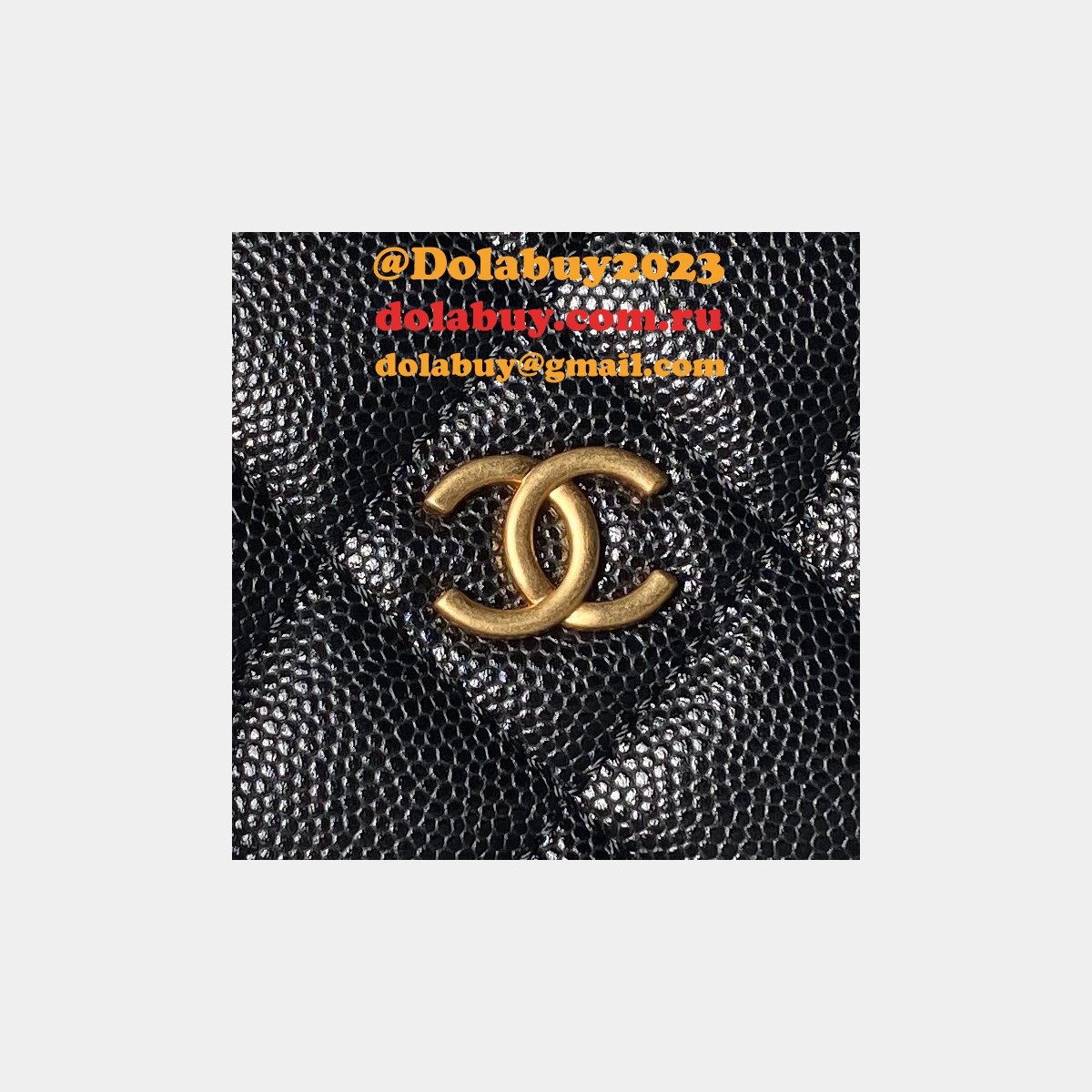 Duplicate Shop Knockoff AP4066 Black/White Shoulder Bags