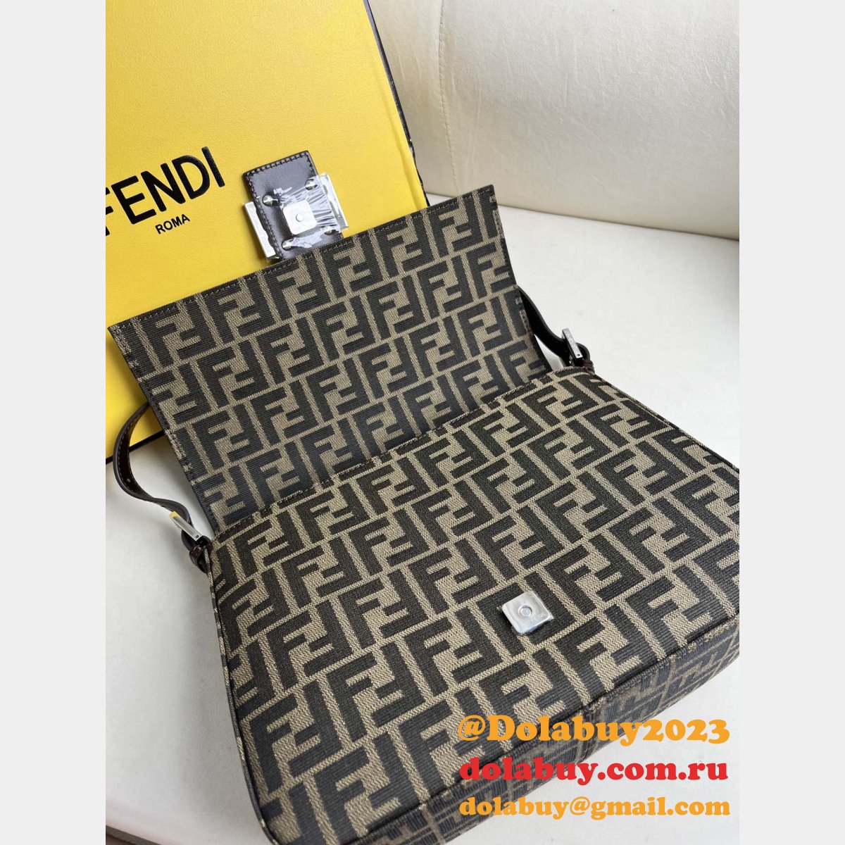 luxury F**di vintage tote fashion women bag