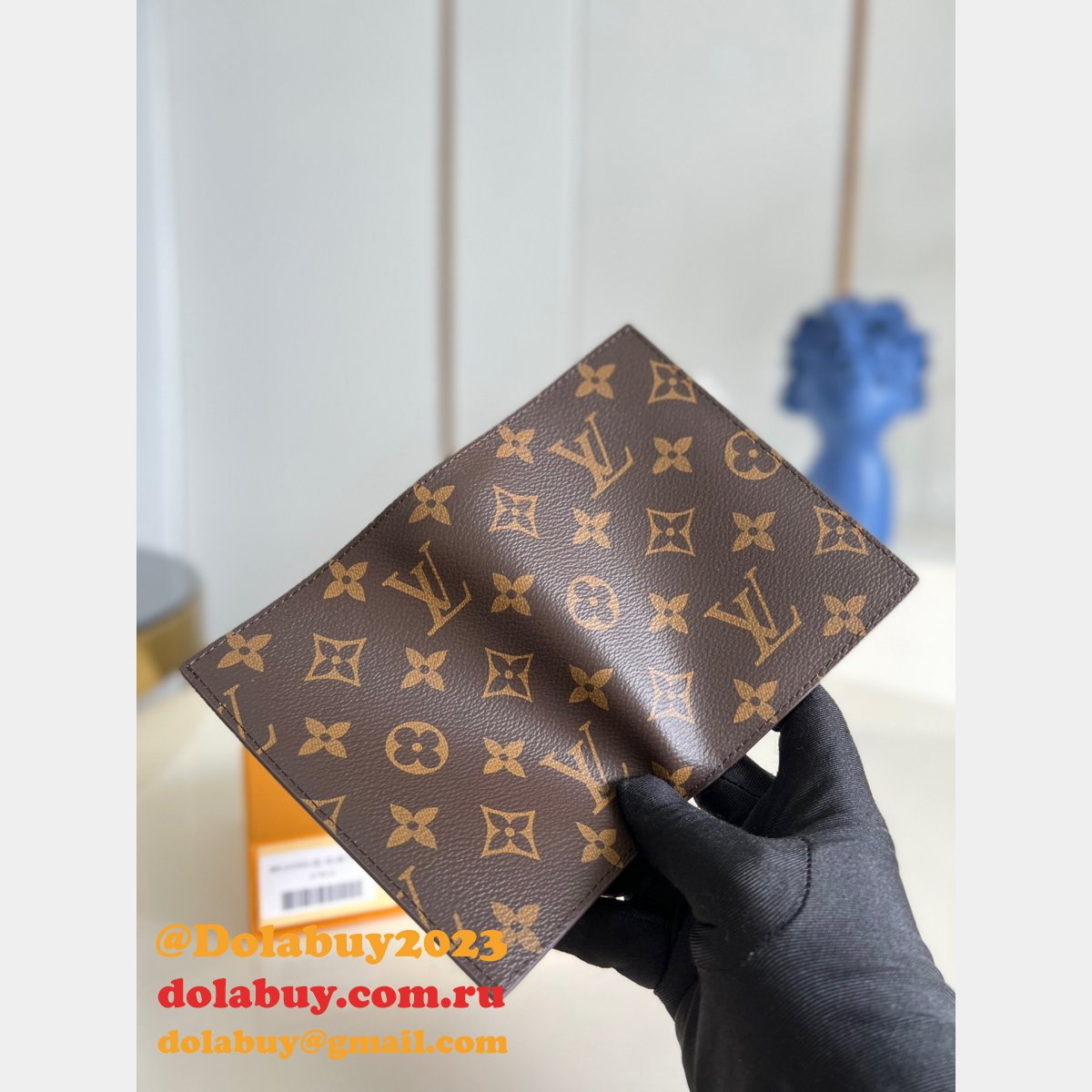 Louis Vuitton Copy Travel M62089 Passport Cover Monogram Canvas