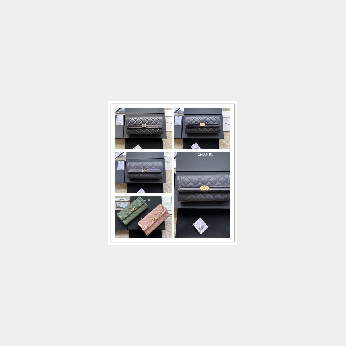 Perfect Knockoff CC LONG WALLET A80286