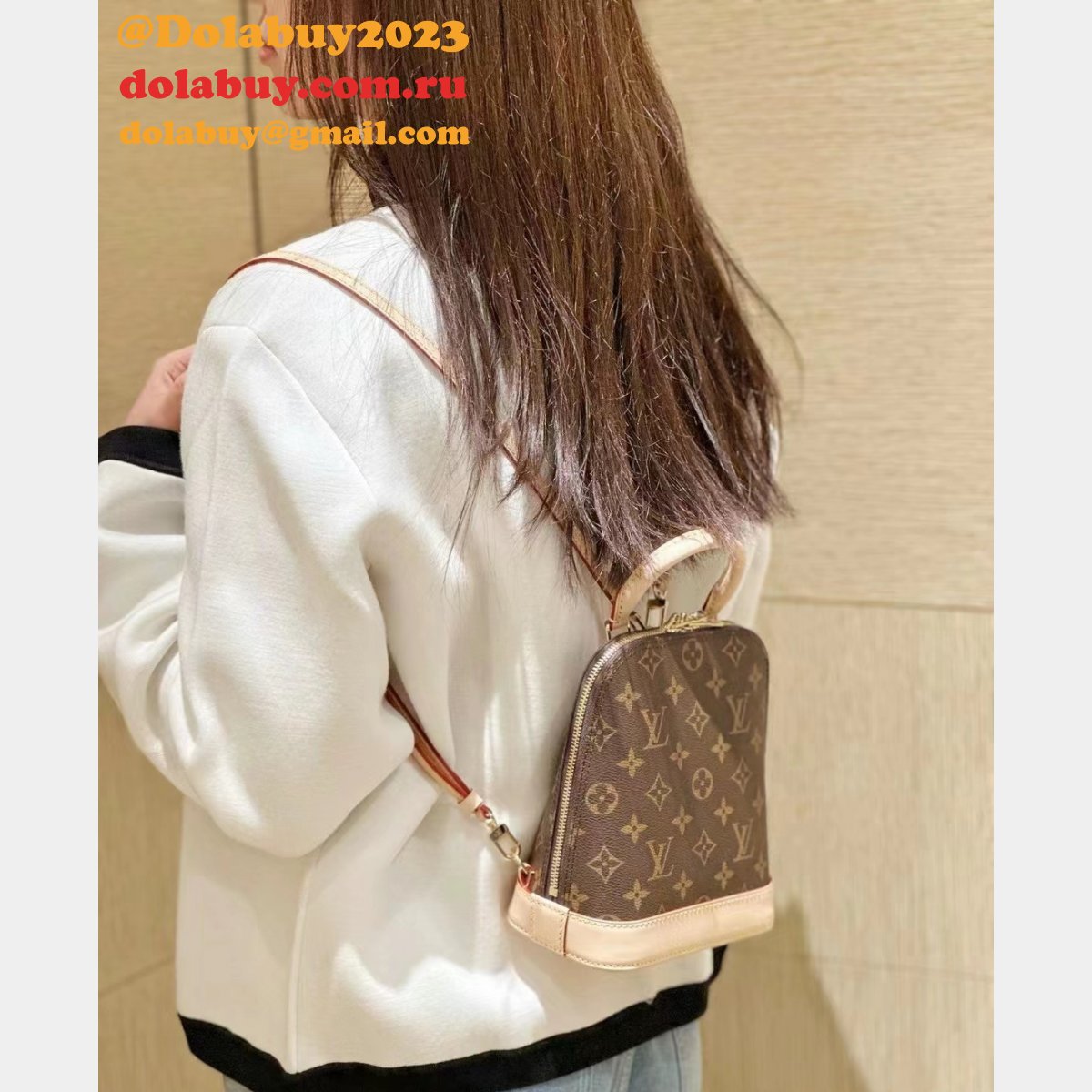 Alma Backpack Monogram M47132 Perfect High Louis Vuitton Bag