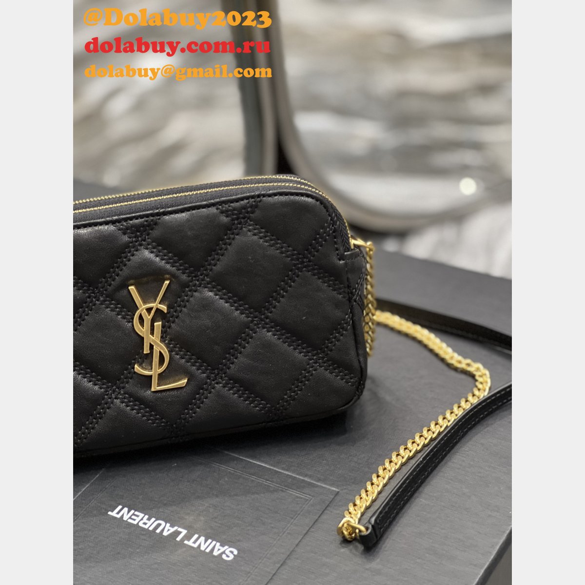 YSL AAA+ Replica Becky Saint Laurent 608941 Knockoff Bag