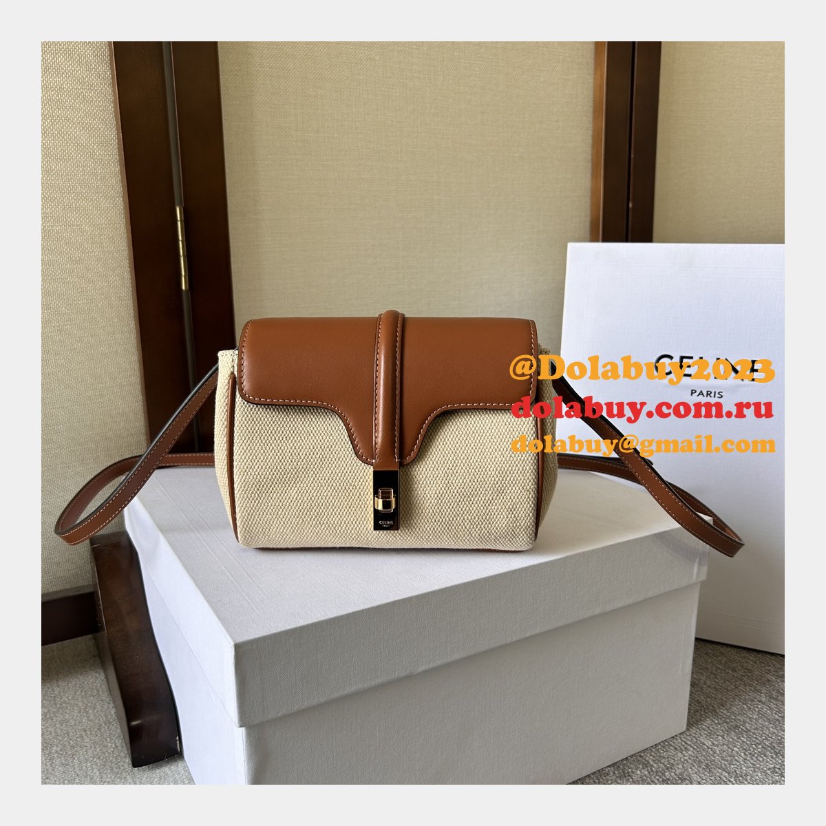 Celine Mini Soft 16 In Textile 101353 Replica Wholesale Bag