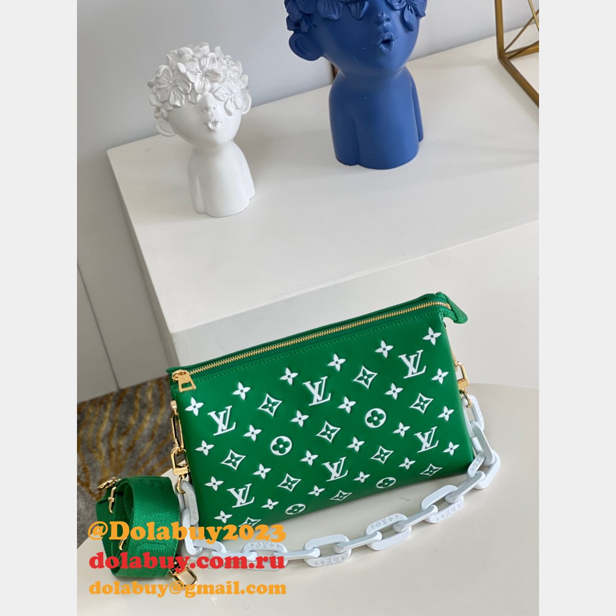 Buy Replica Louis Vuitton Coussin PM H27 China M57790 Green Bag For Sale